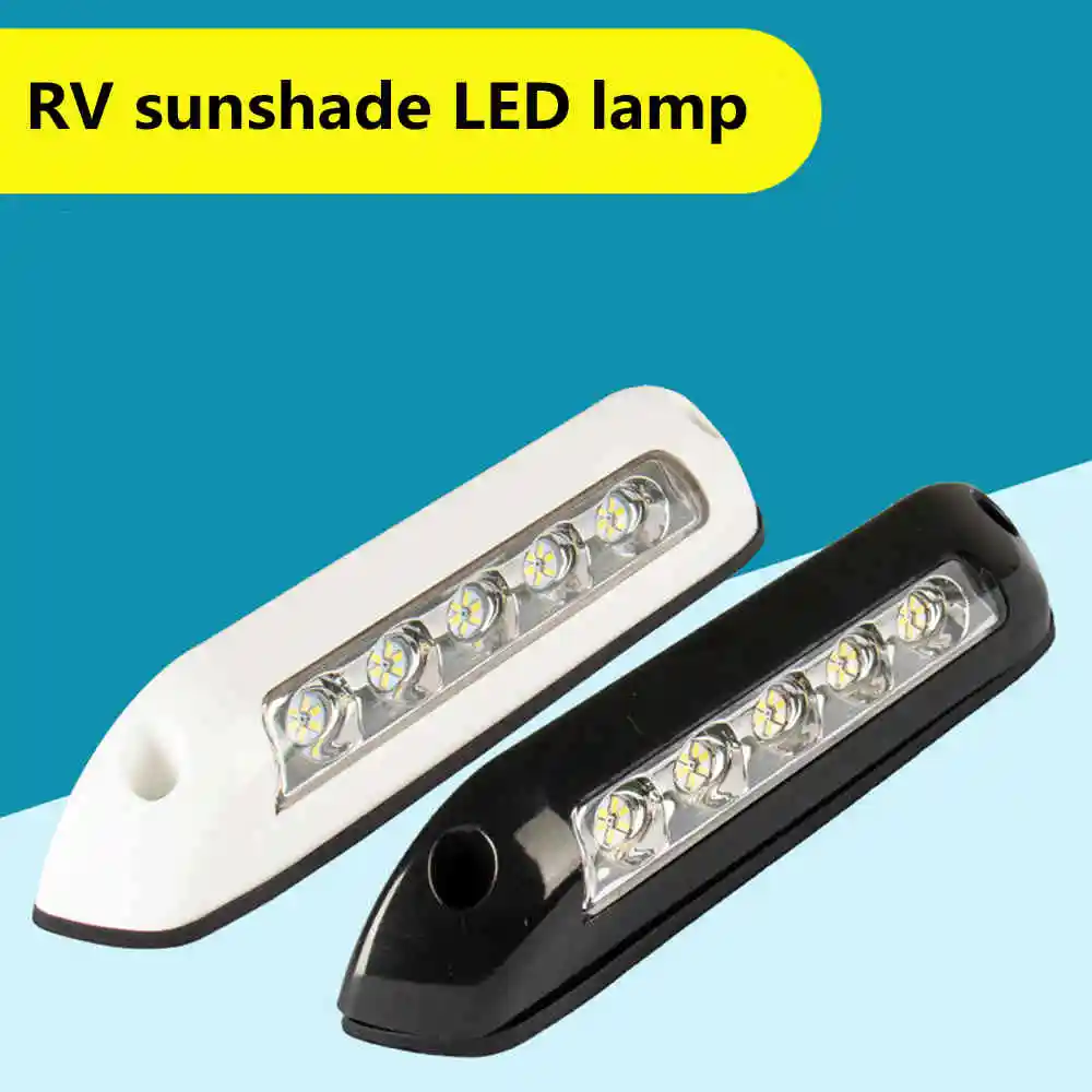 12V/24V RV LED Awning Porch Light Waterproof Motorhome Caravan Interior Wall Lamps Light Bar RV Van Camper Trailer Exterior Lamp