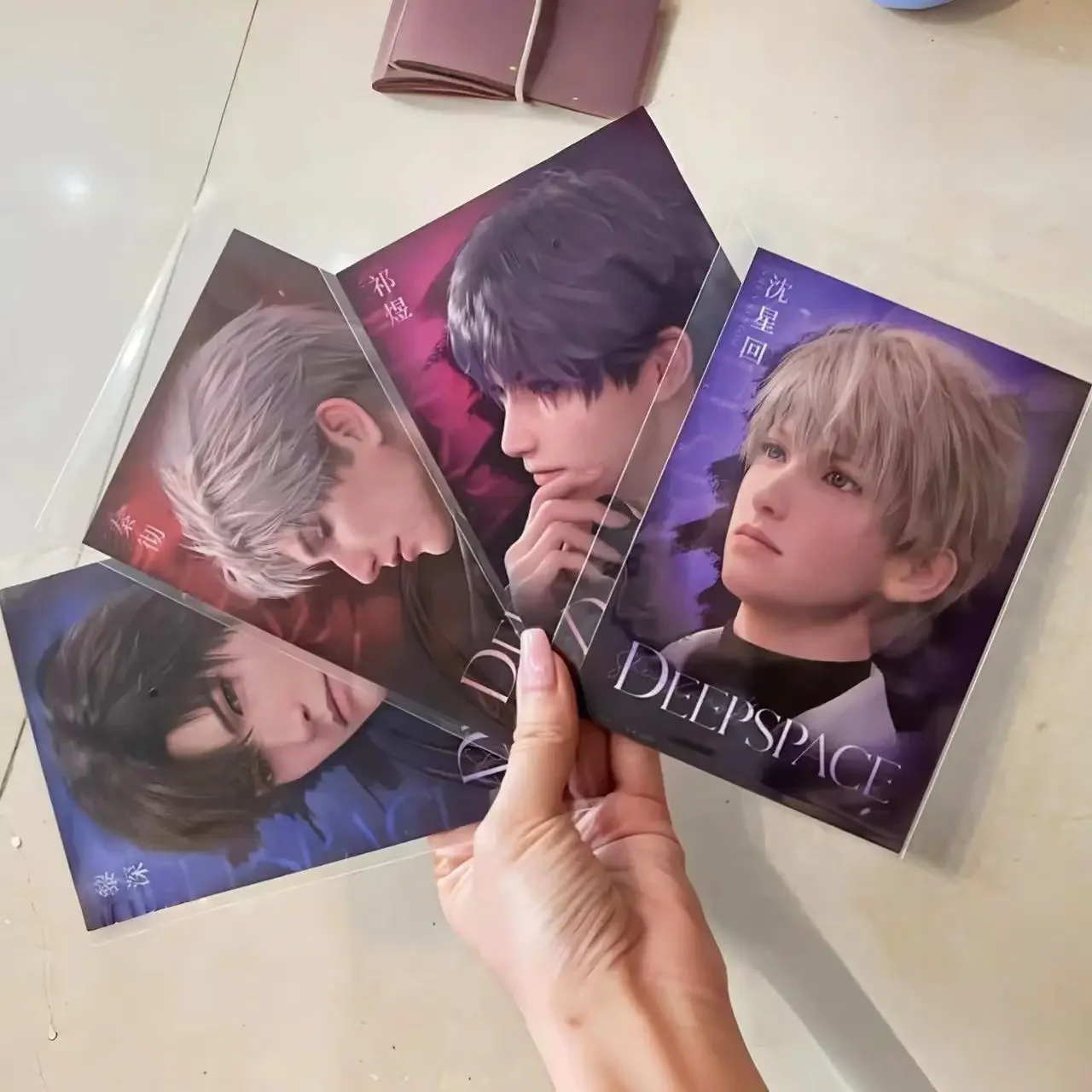 Аниме Love and Deepspace Zayne Xavier Rafayel Sylus косплей креативный тренд великолепная открытка