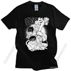 Классическая мужская футболка Yu Hakusho из 100% хлопка Yusuke Urameshi, футболка Kazuma Kuwabara Kurama Hiei, футболка для манги, идея для подарка