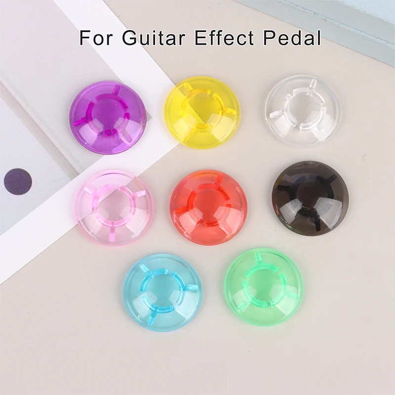 

1PCS Mushroom Electric Guitar Effect Pedal Candy Cover Cap Footswitch Topper Plastic Bumpers For Guitar Effect Pedal