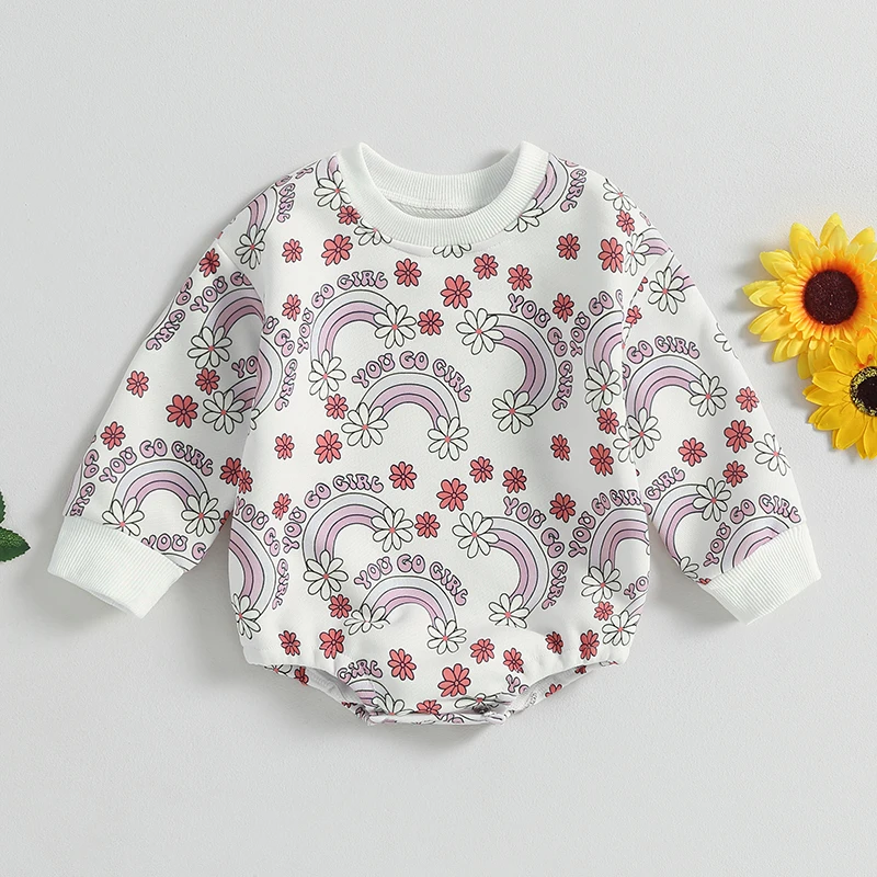 

Детский комбинезон с длинным рукавом, с круглым вырезом