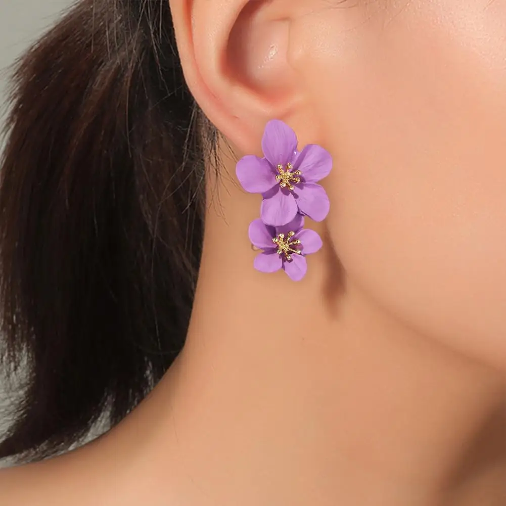 

1 Pair Chic Women Earrings Beautiful Earrings Trendy Dangling Fashion Women Jewelry All-match