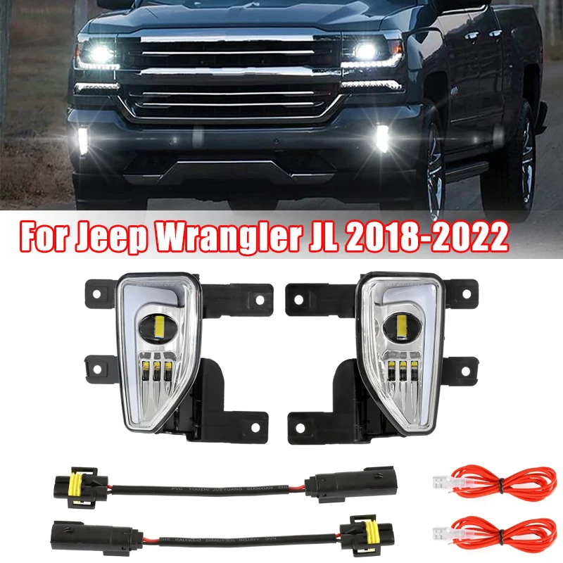 12 В светодиодные противотуманные фары IP67 водонепроницаемые для Chevrolet Silverado 1500