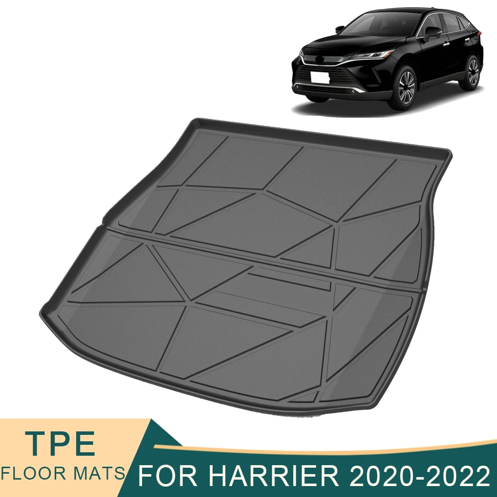 

For Toyota HARRIER 2020-2022 Cargo Liner All-Weather TPE Non-slip Trunk Mats Waterproof Boot Tray Trunk Carpet