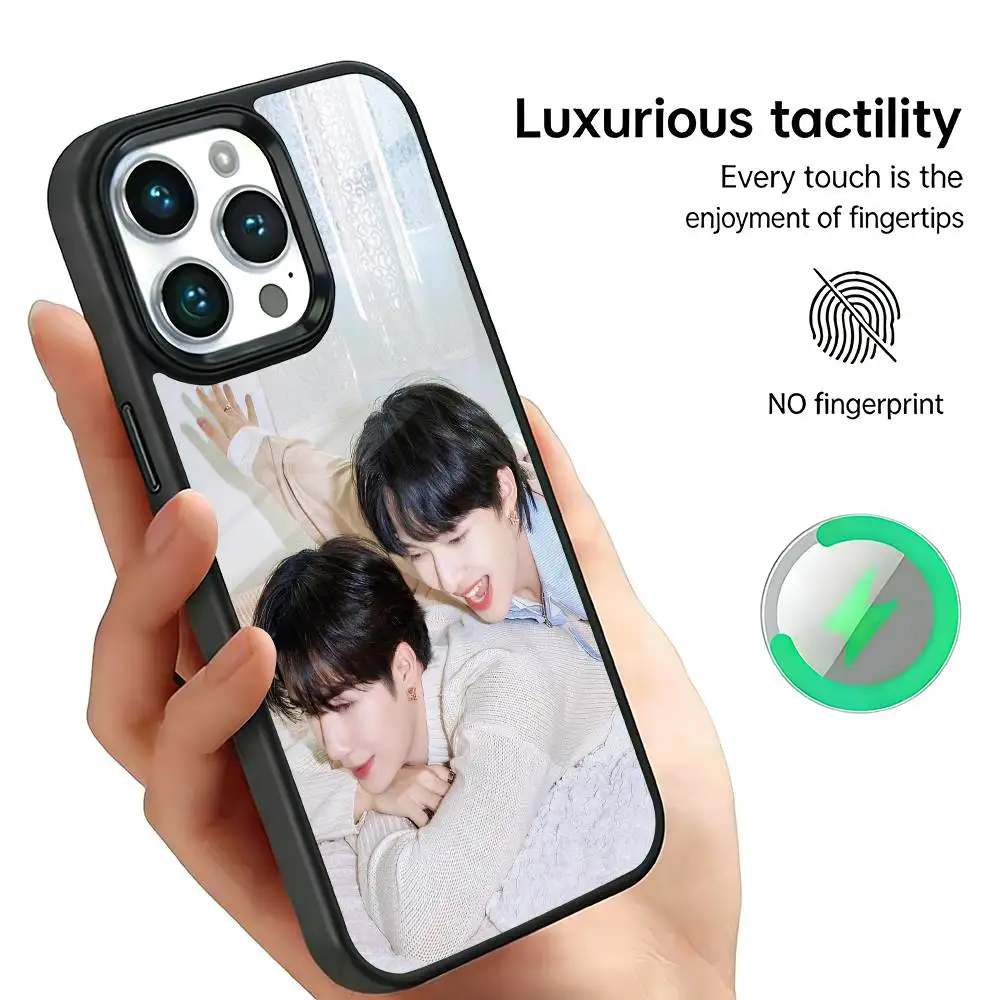 Фото Чехол для телефона ZeeNuNew Zee Pruk NuNew cutie pie для iPhone 17, 16, 15, 14, 13, 12, 11 Plus, Pro Max с поддержкой беспроводной зарядки Magsafe. №4