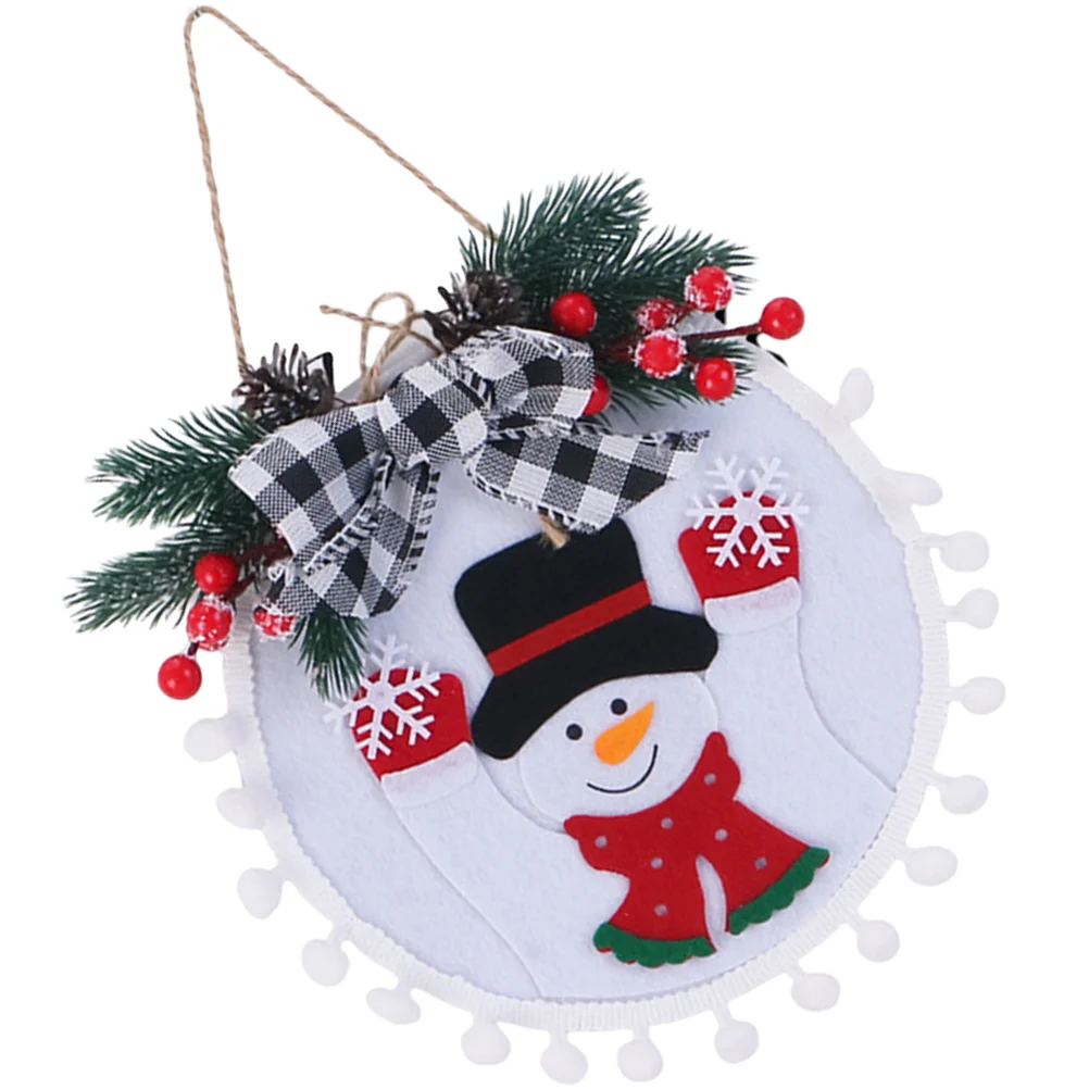 

Christmas Wreath Treependant Door Hanging Front Ornament Decor Ornaments Santa Sign Decoration Wreaths Clausdecorative