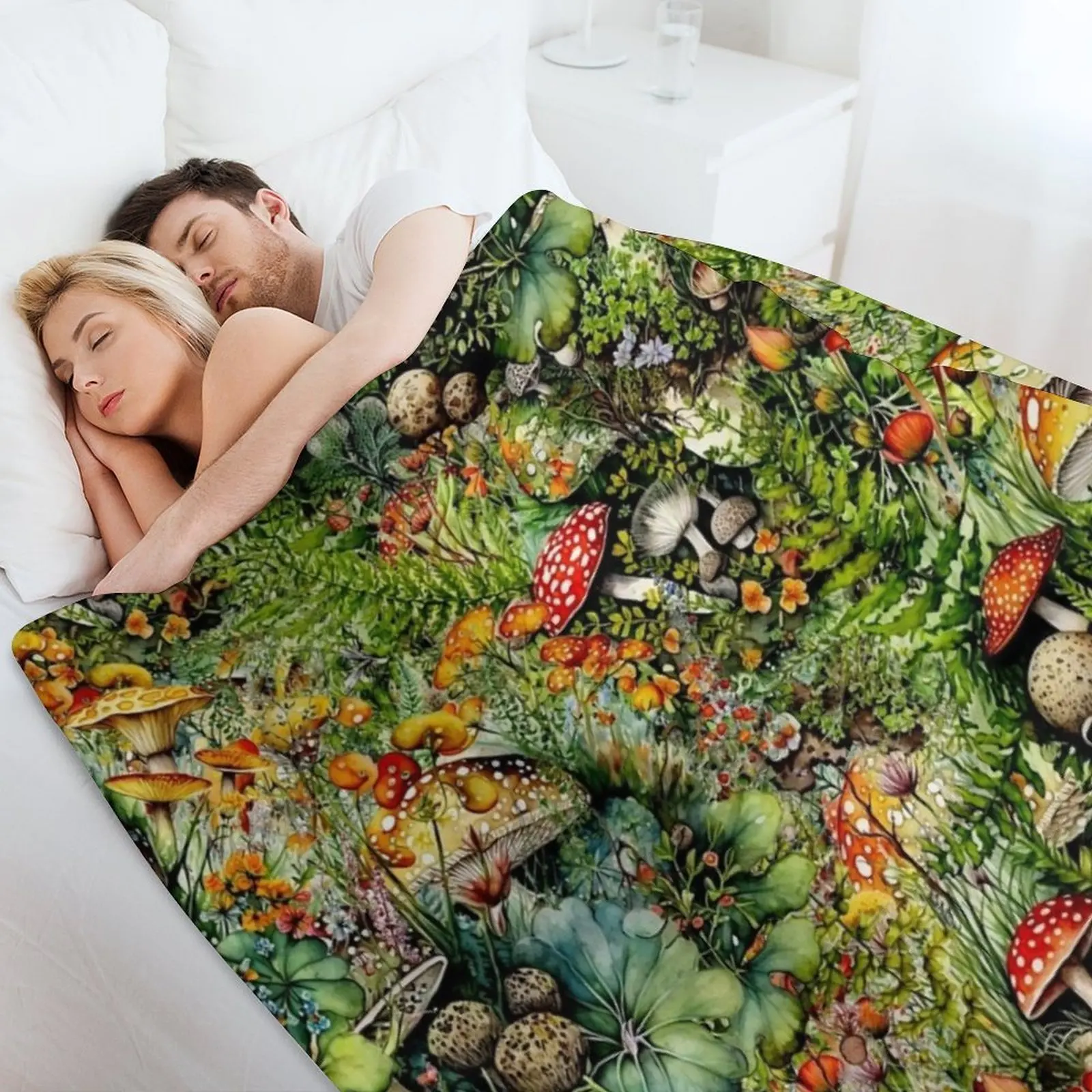 Одеяло с коллажем и грибами Amanita роскошные брендовые идеи подарков на день