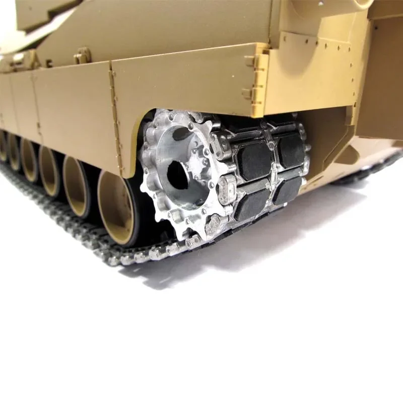 MATO 1/16 полностью Металлическая гусеница для 3918-1US M1A2 Abrams RC Запчасти модернизации