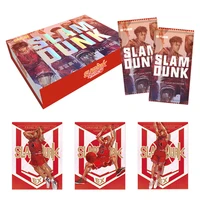 original slam dunk cards chinese new year edition anime figures bronzing flash card collection cards toys gifts for children