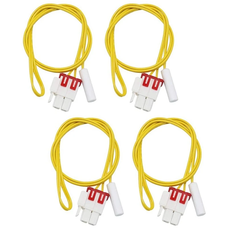 

MOOL 4Pcs DA32-00006W Refrigerator Defrost Temperature Sensor Replacement Thermostat for Samsung AP41336842 DA32-10105R