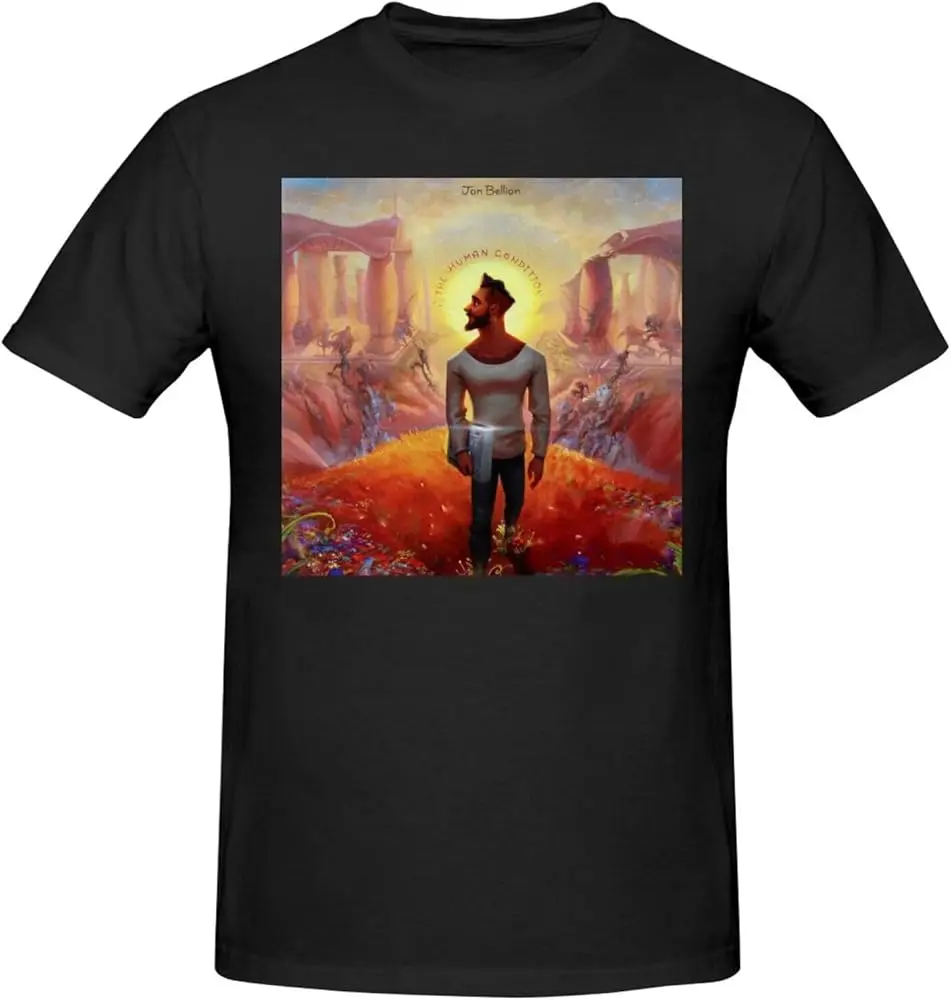 Мужская хлопковая футболка с коротким рукавом и круглым вырезом