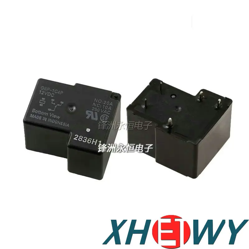 Фото T90 G8P-1C4P-12VDC G8P-1C4P-24VDC G8P-1A4P-12VDC G8P-1A4P-24VDC силовое реле G8P-1C4P G8P-1A4P 12VDC 24VDC 4-контактный 5-контактный 30A 20A №2