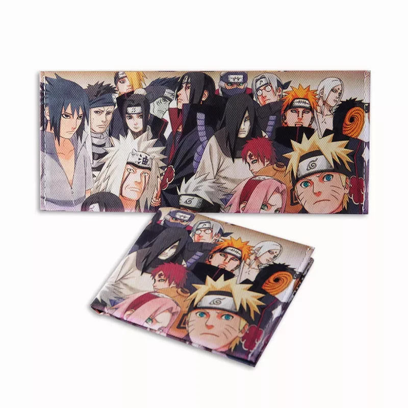 

Короткий холщовый кошелек с мультяшным рисунком, дорожный держатель для удостоверения личности, кредитных карт, паспорта, сумочка-кошелек