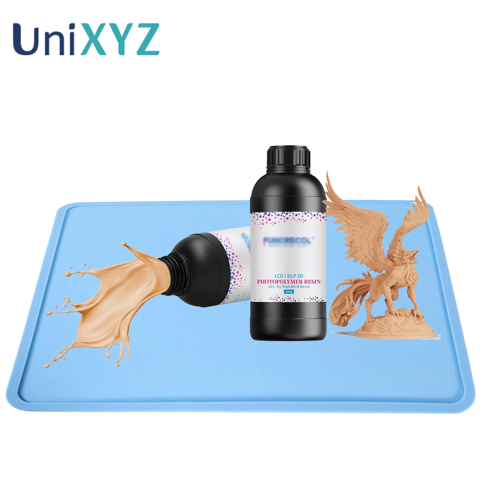 Большой силиконовый коврик для очистки полимерный детали 3D-принтера Schoon DLP SLA