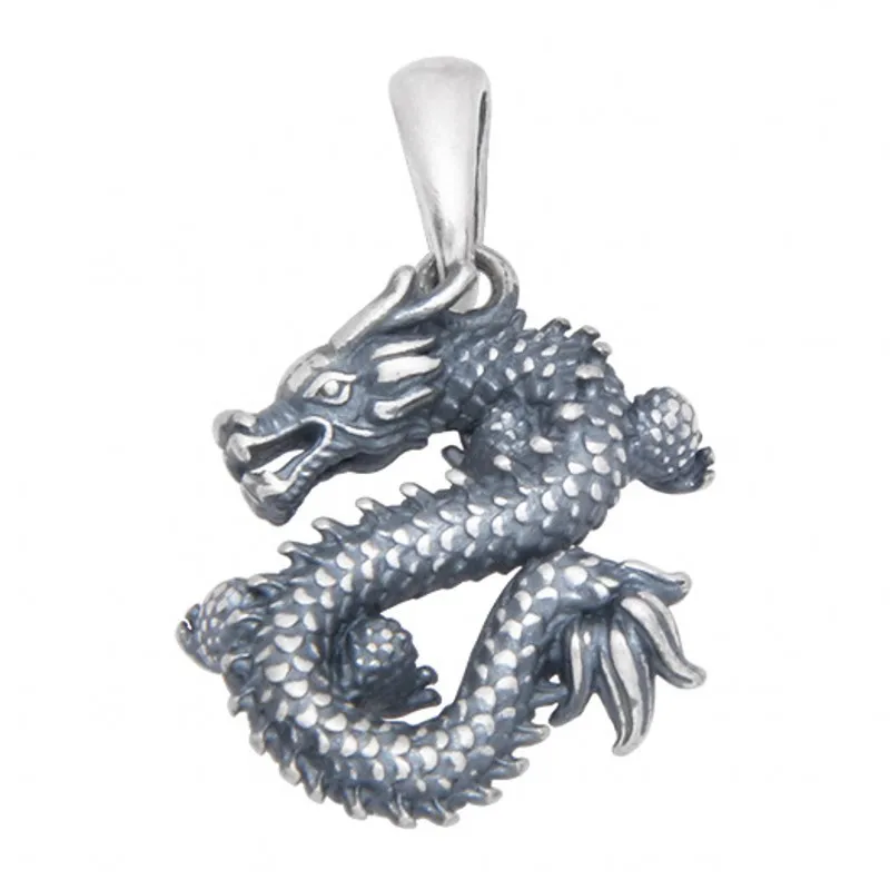 Новый Винтажный индивидуальный подарок BOCAI из стерлингового серебра S999 в