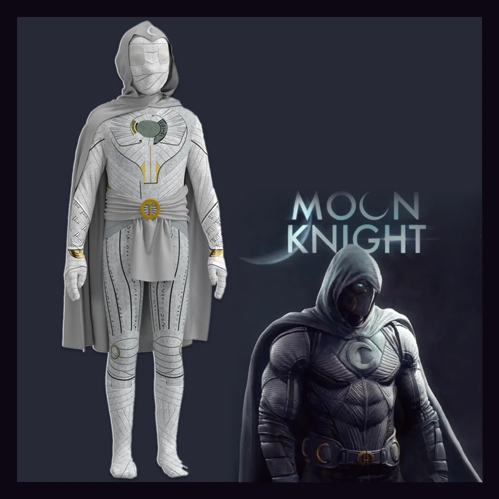 2022 костюм супергероя Дракса рыцаря Луны Марка спектра латексная маска кино и