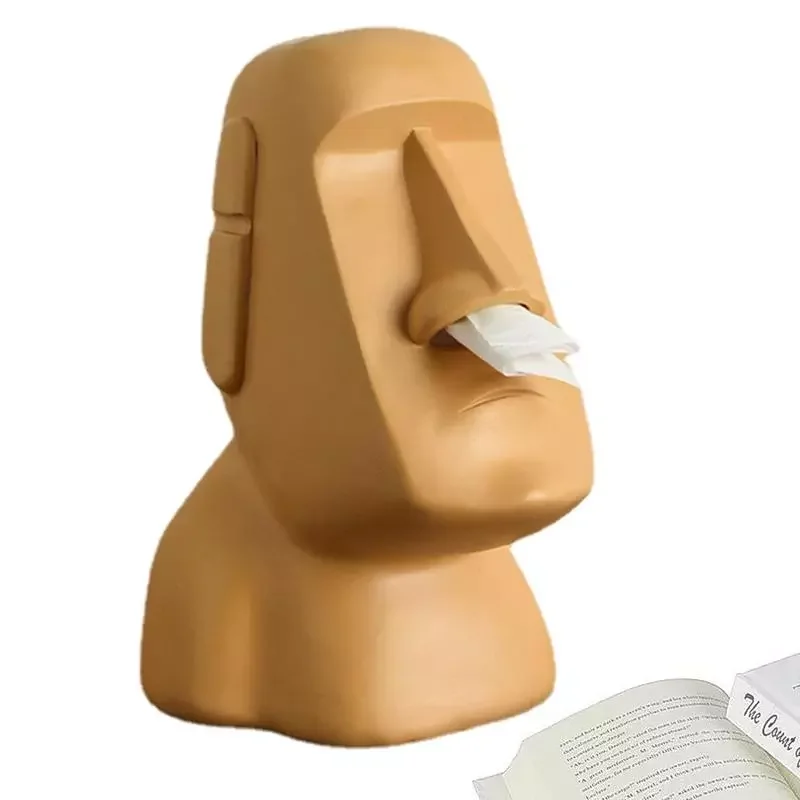

Держатель для салфеток Moai, органайзер для салфеток на пасхальном острове, для дома и автомобиля, ванной комнаты