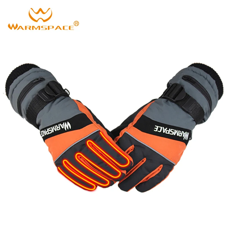 

Hot Sale Winter Warm Touchscreen Waterproof PU Leather Skiing Gloves