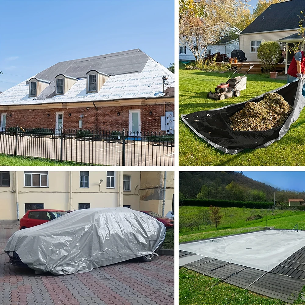 Большой брезент 3мx5 6 8 4x4 5 10 12 20 м 5*5 6x6 Кемпинговая палатка Водонепроницаемый