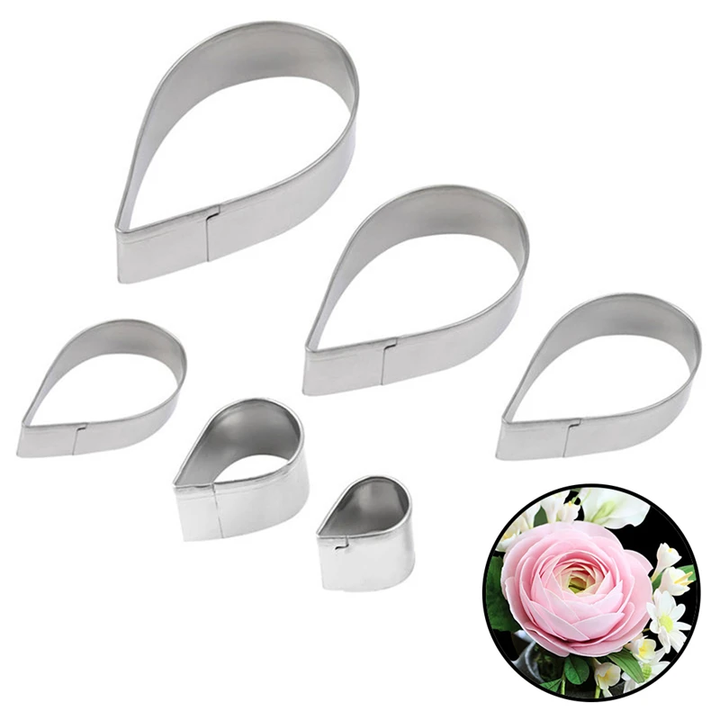 

Формы для лепестков из нержавеющей стали 6 шт.