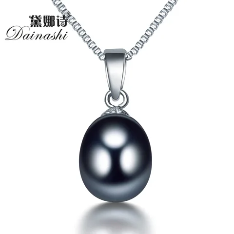 Dainashi Подвеска из натурального пресноводного жемчуга, ожерелье для женщин, простая мода, серебро 925 пробы, высокое ювелирное изделие, подарок для матери, хит продаж