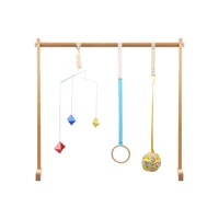 montessori baby toys play gym wood mobiles hanger rack educational equipment for newborn early development sensorial materials