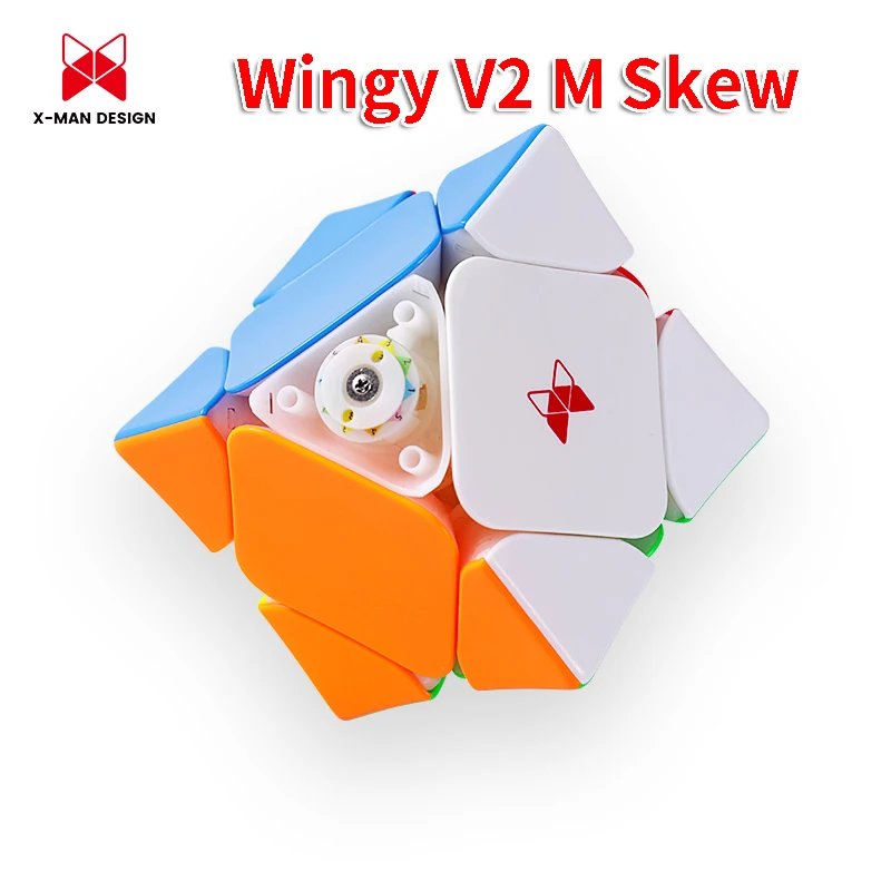 

Новинка Qiyi X-man Wingy v2 M скошенный кубик Магнитный скоростной Магнитный магический скоростной кубик без наклеек антистресс игрушки детские по...