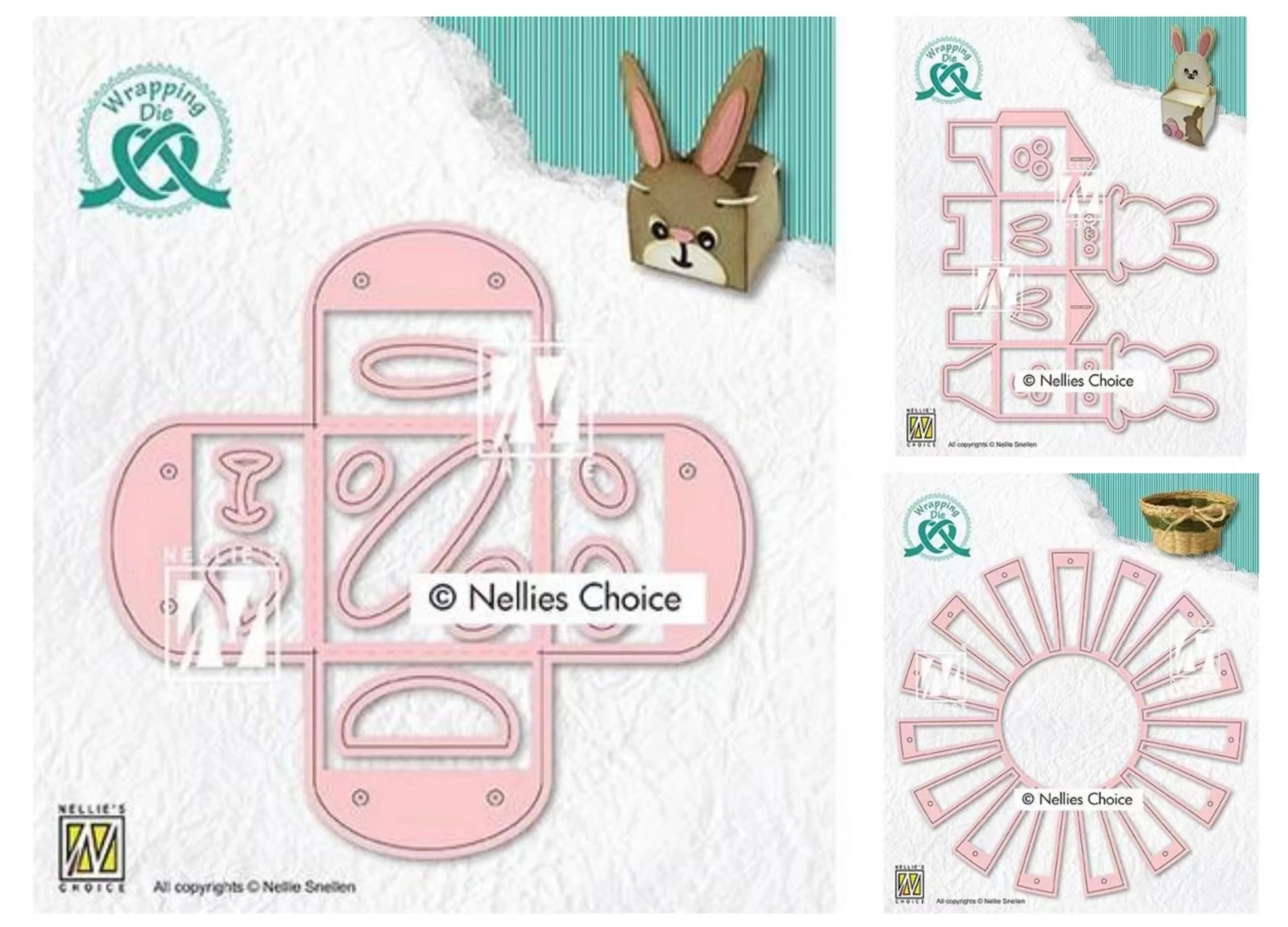 

Rabbit gift box and basket Metal Cutting Die DIY Scrapbooking Crafts Maker Photo Album Template Decoration 2023 New