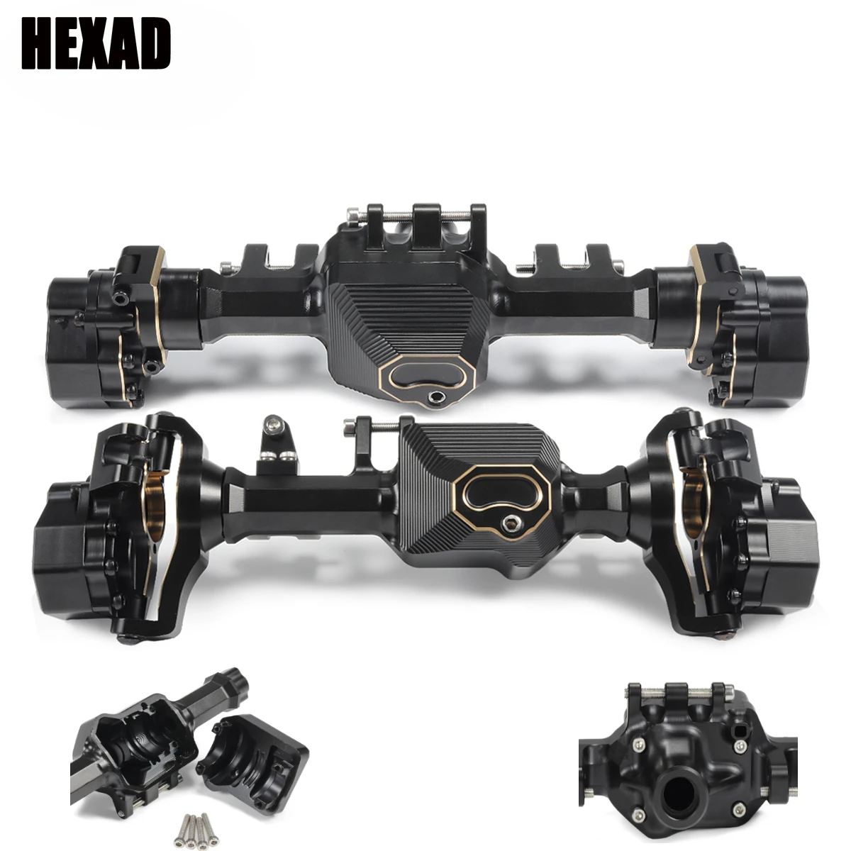 Черные латунные грузики TRX4 корпус портального привода блоки ролика поворотный