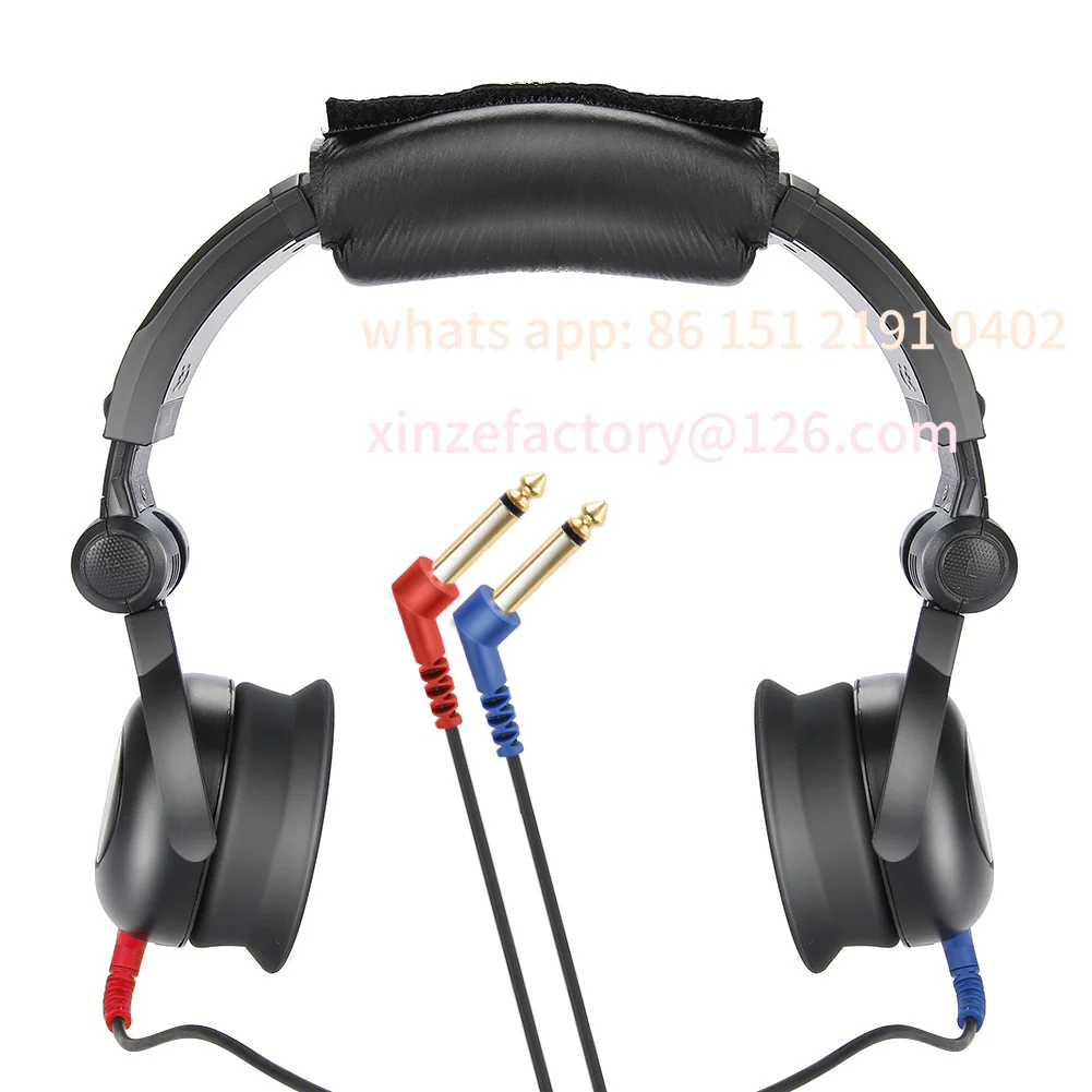 Фото Настраиваемый аудиометрический экранирующий audiometro Dell'udito cuffie a conduzione d'aria per Test Dell'udito strumento №2