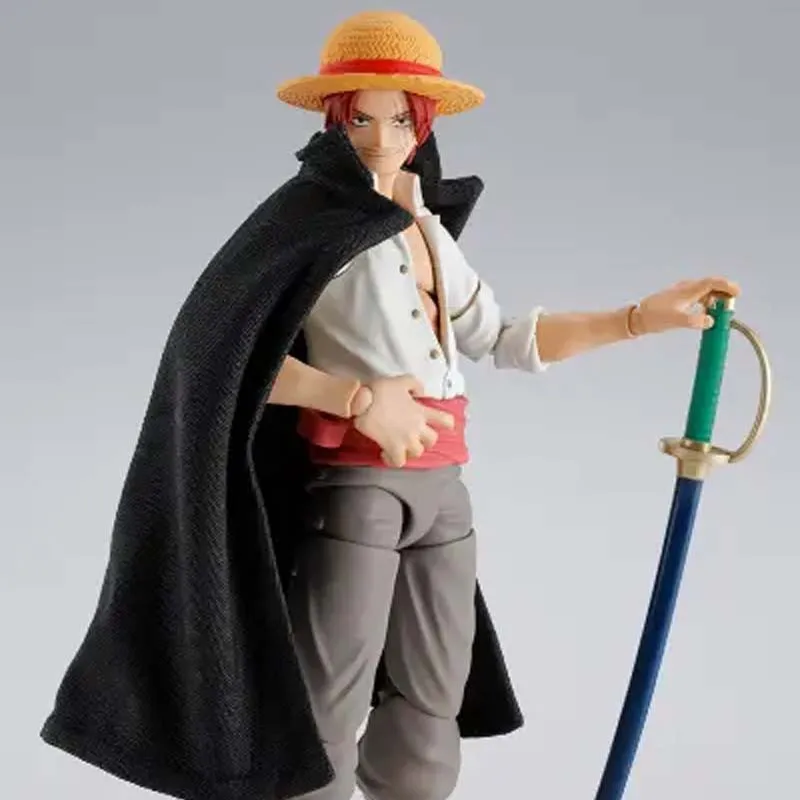 Оригинальная коллекционная фигурка Bandai S.H.Figuarts Шанкс и Луффи в детстве из аниме One Piece, готовая модель, игрушка, рождественский подарок (art.: 3920dc888aa99) - 3920dc888aa99