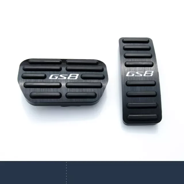 

Styling Interior Gas Brake Panel Cover Sticker For Trumpchi GS8 2017-2020 GAC 2021 Aluminum Alloy Cover Accessories For LHD