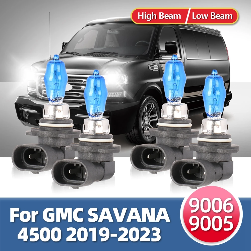 LSlight Halogen Bulbs White Headlight Car Light Source Auto Lamp For GMC Savana 4500 6000K 12V Headlamp 2019 2020 2021 2022 2023