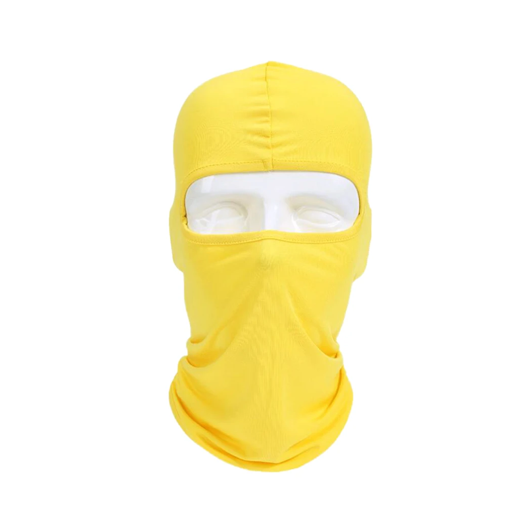 

Elastic Bicycle Full Face Cover Breathable Windproof Bike Headscarf Outdoor Cycling Face Cover White