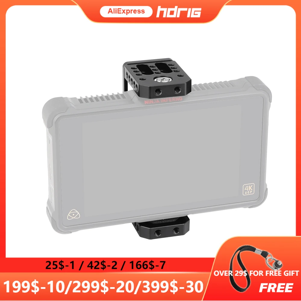 

Держатель для монитора HDRIG на камеру с регулируемой высотой и оссветильник Ной стойкой