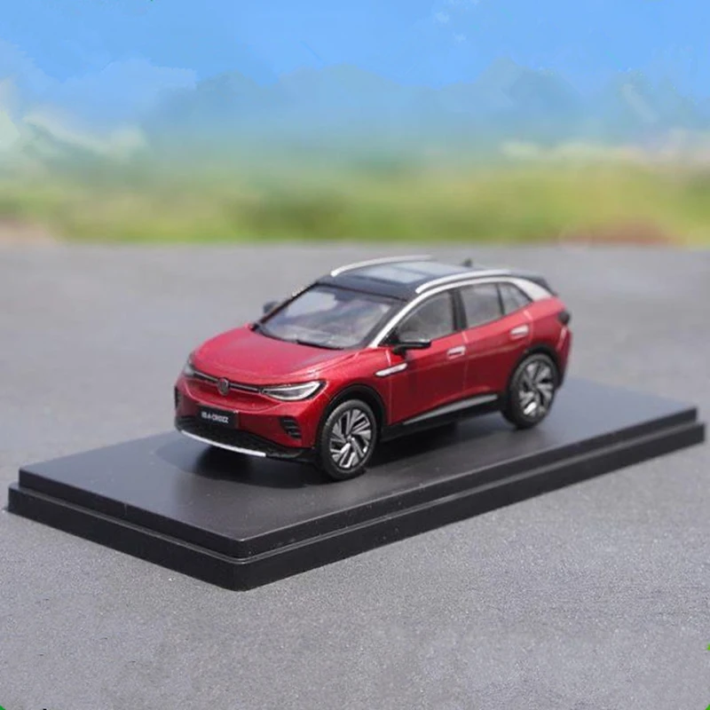

1/43 ID4 CROZZ SUV New Energy Car Model Diecast Metal Alloy Mini Vehicles Car Model Simulation Collection Kids Toy Gift Ornament