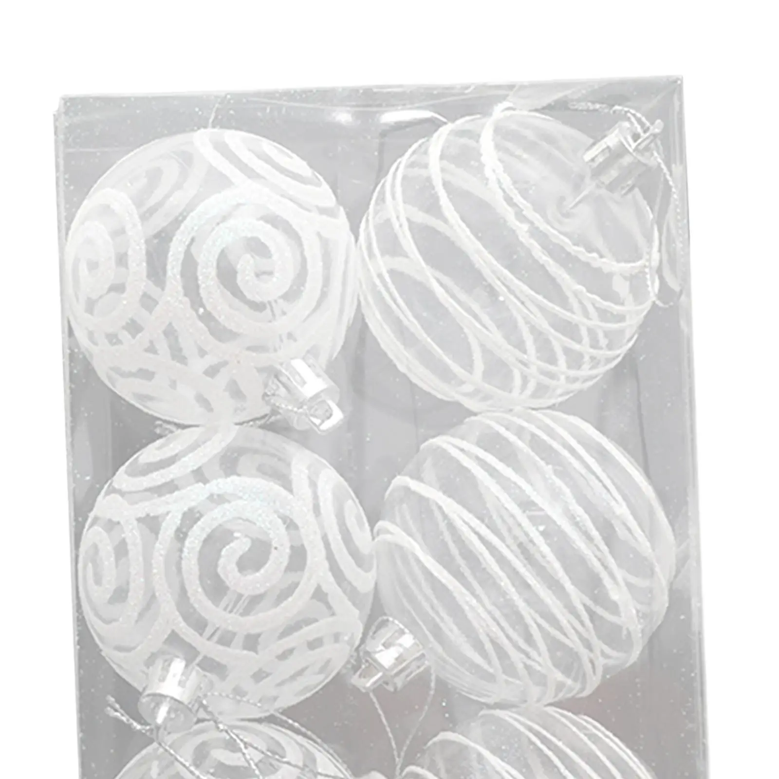 6 шт. новогодние елочные шары 60 мм