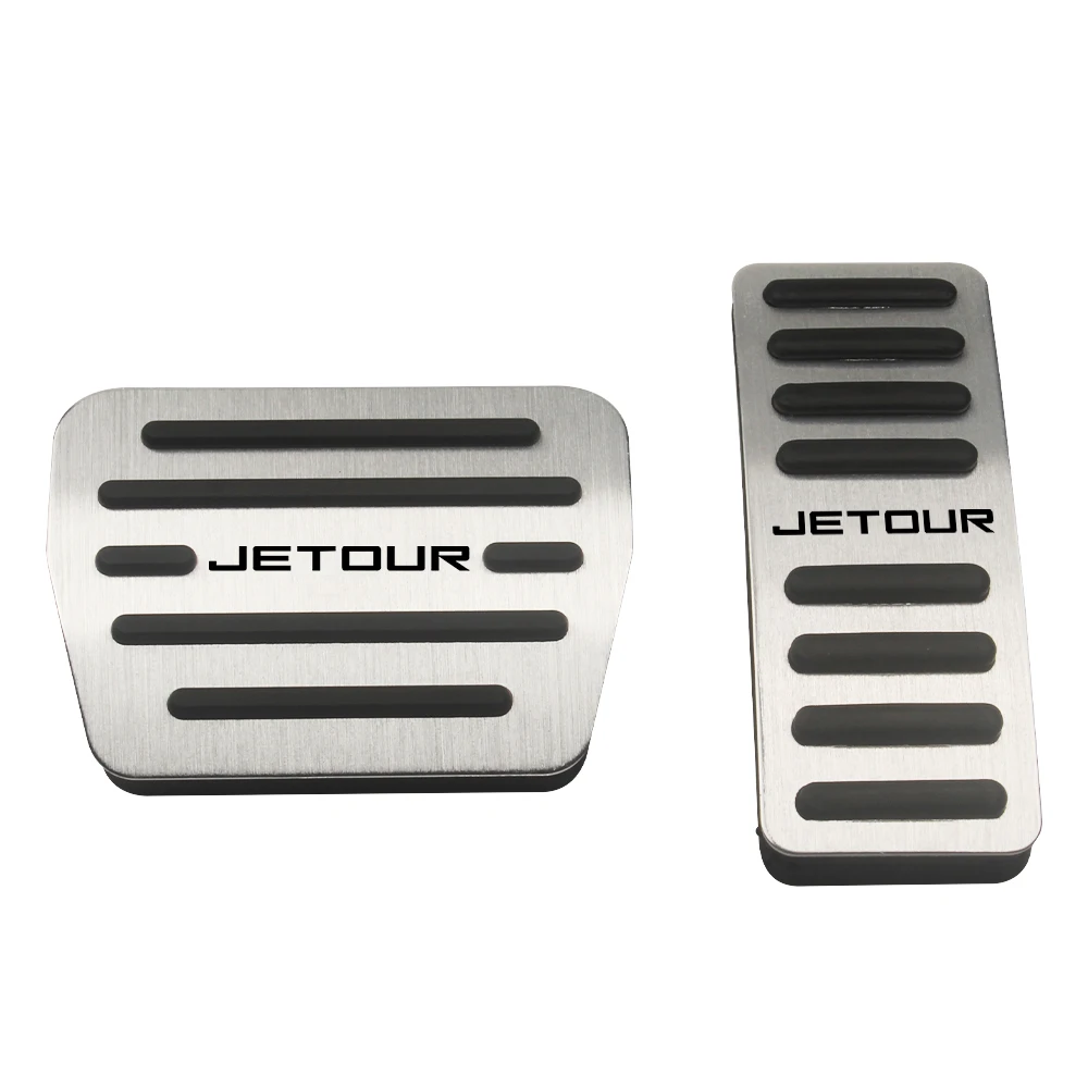 

Для Chery Jetour Dashing 2022 2023 2024 алюминиевый сплав автомобильный педаль акселератора газа топлива тормоза крышка ключа коврики Нескользящая накладка