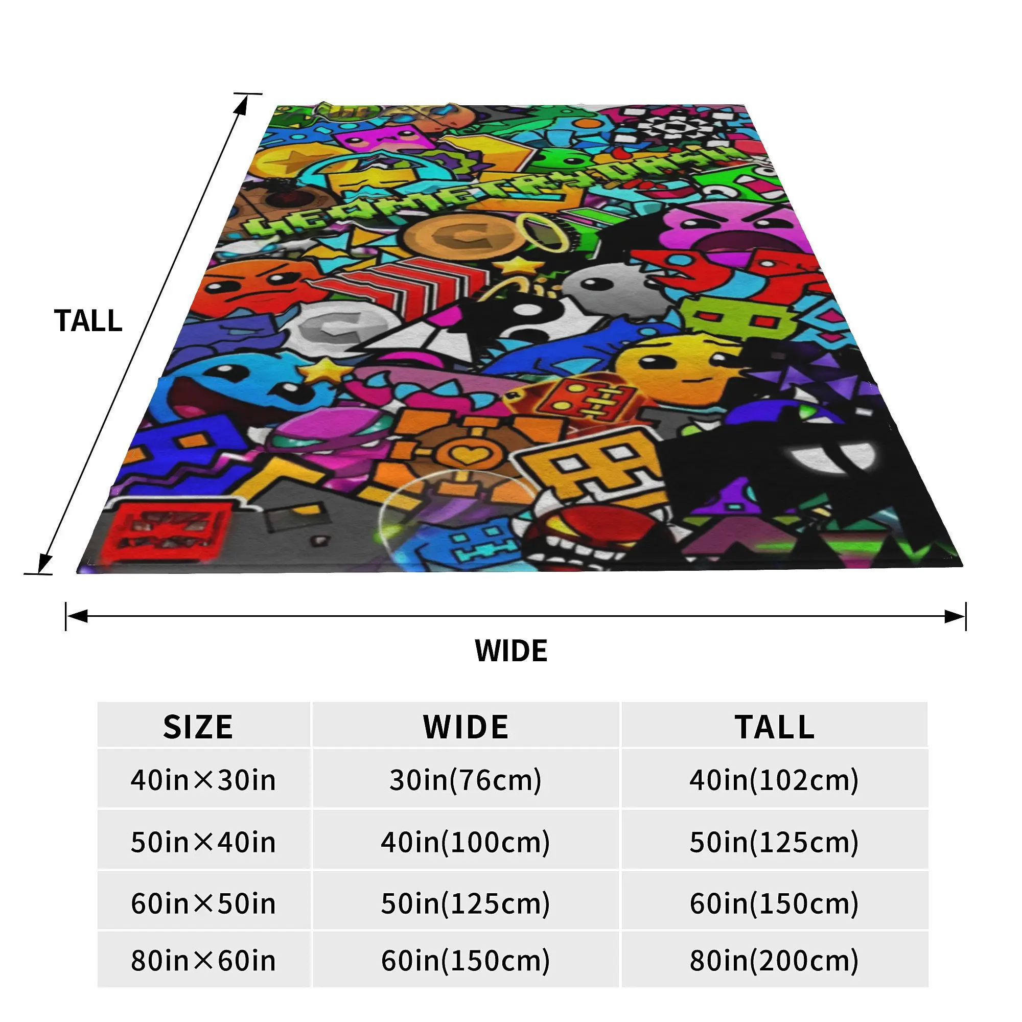Геометрическое одеяло для видеоигр ультрамягкое бархатное в подарок