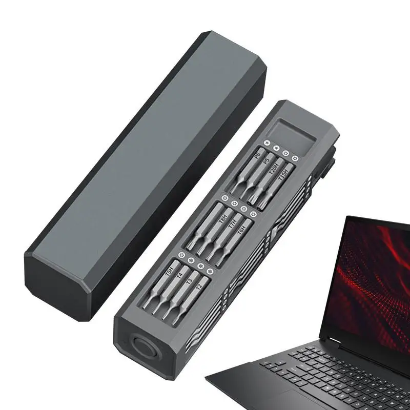 

Magnetic Screwdriver Bit Set With Case High-Strength Screwdriver Kit For Repair Screwdriver Tool Kit For Eyeglasses PC Camera