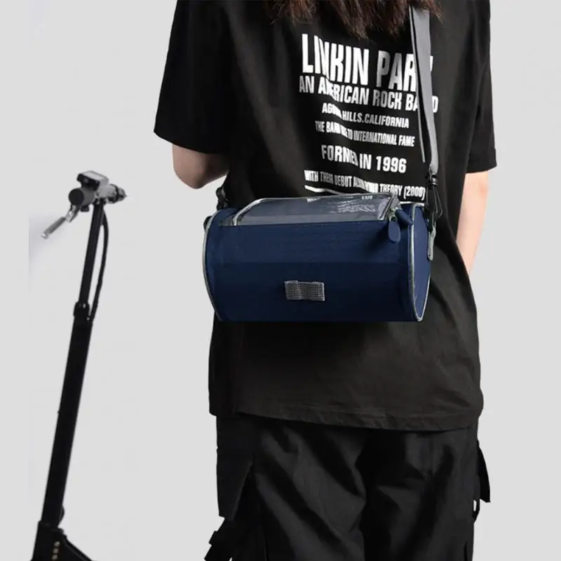 

Водонепроницаемая велосипедная сумка, Ультралегкая Передняя сумка для сенсорных экранов велосипеда, сумка на плечо для электроскутера, Ак...