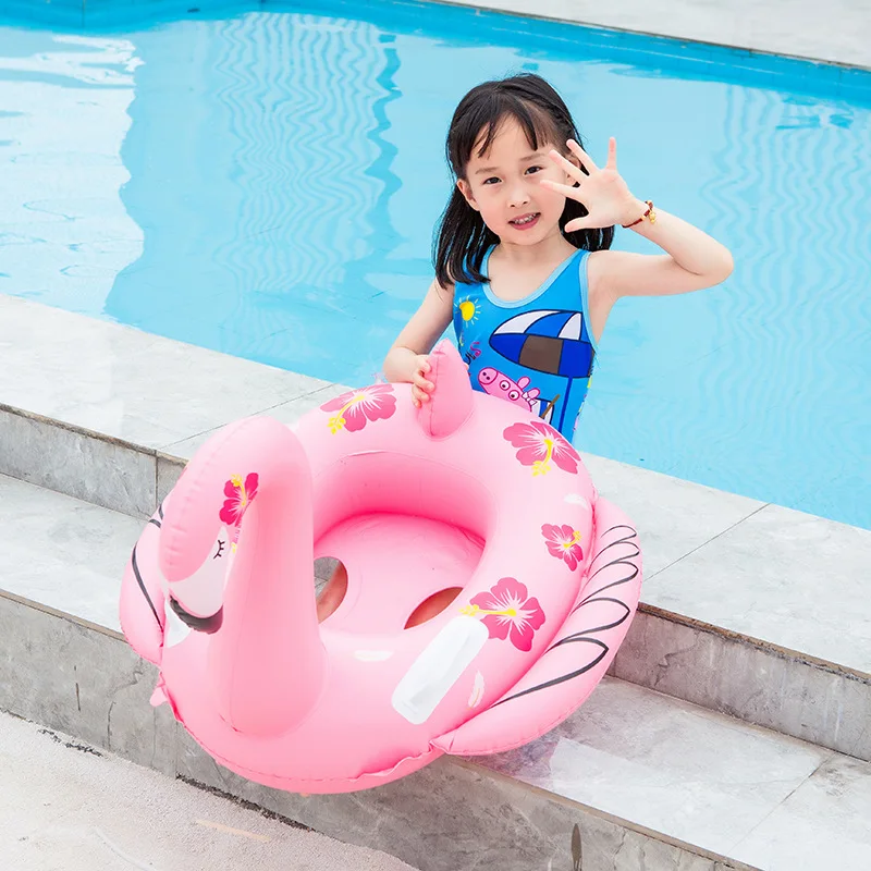 

Детское надувное кресло для бассейна с фламинго
