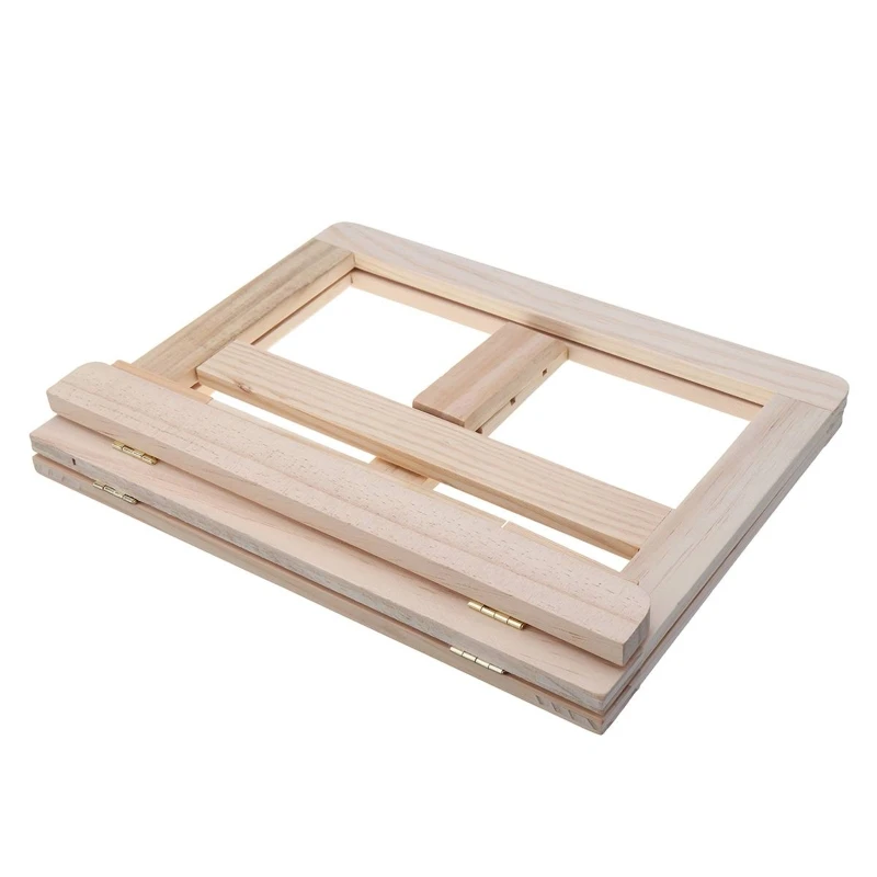 Портативная подставка для книг деревянная регулируемая поваренной книги с