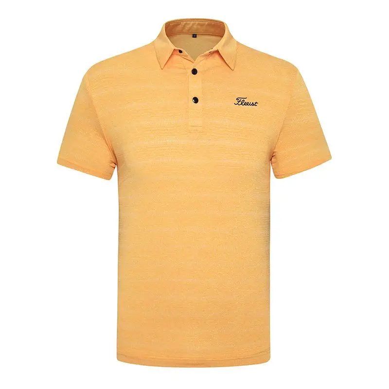 Golf Clothing for Men Summer Short-sleeved T-shirt Sweat-absorbent Golf POLO Shirt Outdoor Sports Quick-drying Breathable Top