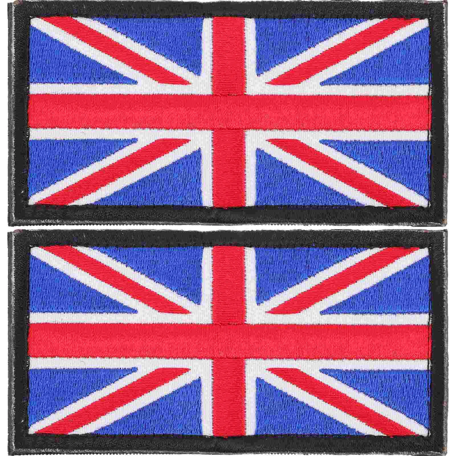 

Flag Patchon National Applique British Iron Uk Sew Clothes Embroidered Emblem Clothing Appliques Uniform Britain Great United
