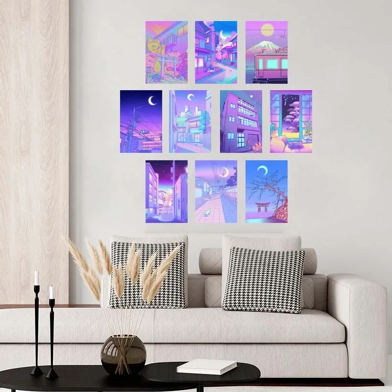 Набор неоновых декоративных плакатов 10/30 шт