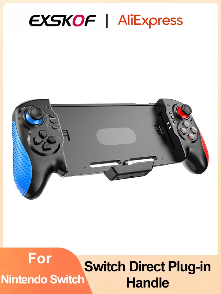 

In-line Handle For Switch/Switch OLED With 6-axis Gyroscope Somatosensory Burst Function Adjustable TURBO Dual Motor Vibration