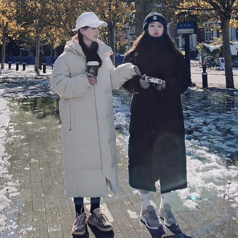 Winter Coat for Women New Parkas Jackets Korean Fashion Loose Long Oversize Bread Clothes Cotton Jacket Thickening Warm