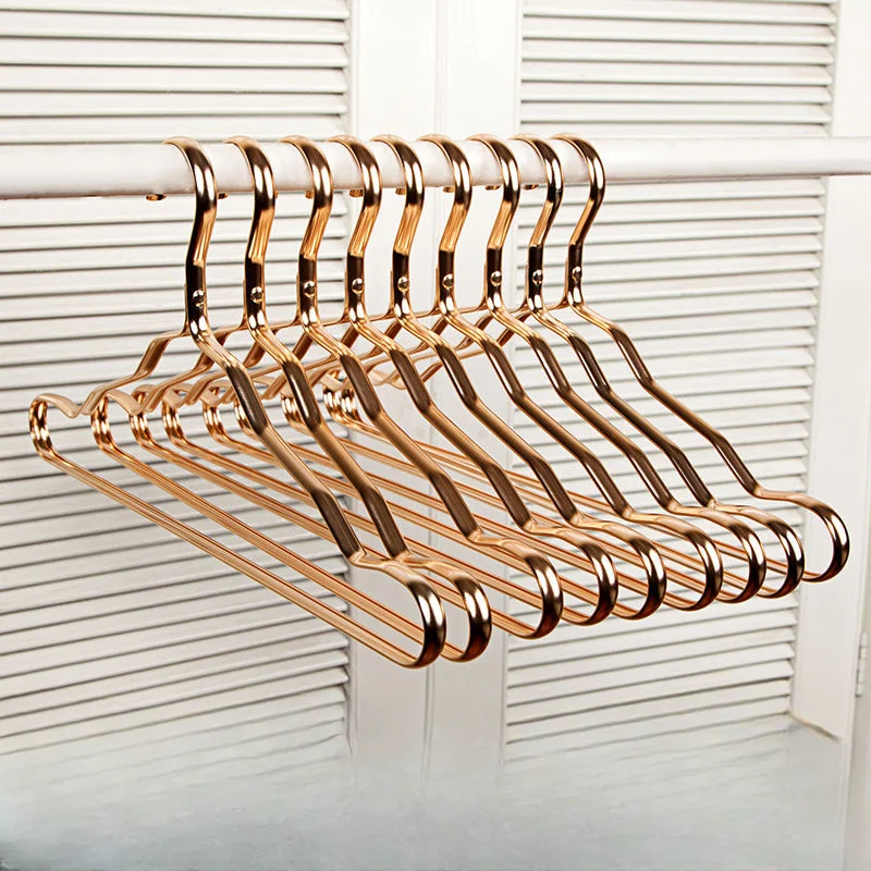 

Clothes Racks Alloy Aluminium Pants Drying 6pcs Storage Clothes Saver Hanger Rack Hangers Space Wardrobe Coats