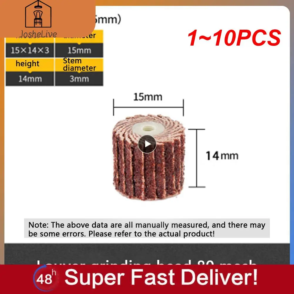

Набор шлифовальных насадок с хвостовиком 3 мм, 1-10 шт.